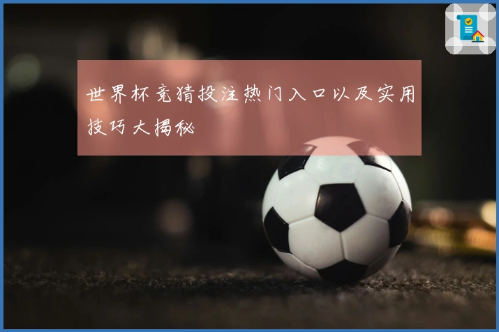 世界杯竞猜投注热门入口以及实用技巧大揭秘
